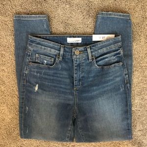 LOFT Curvy High Waist Skinny Jeans